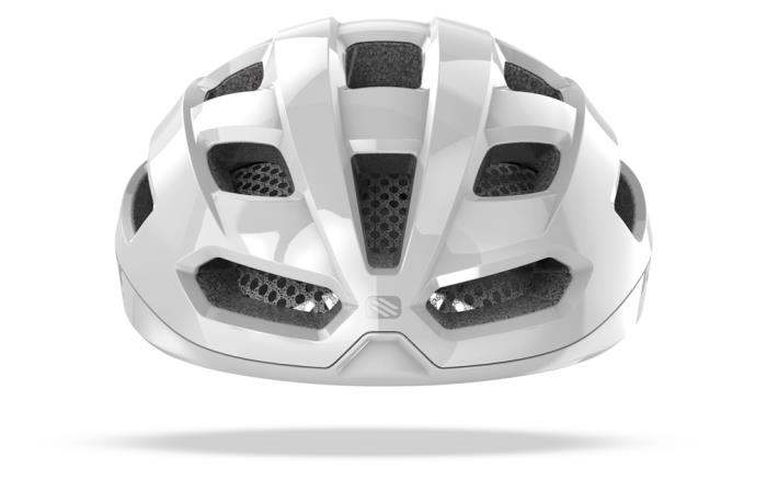 Casco bici Skudo White Shiny 