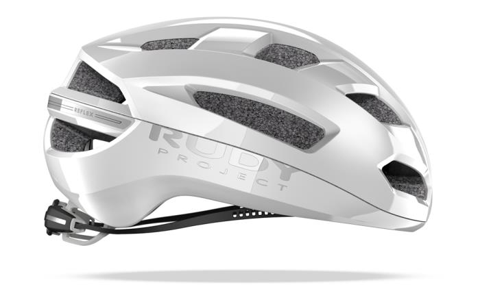 Casco bici Skudo White Shiny 