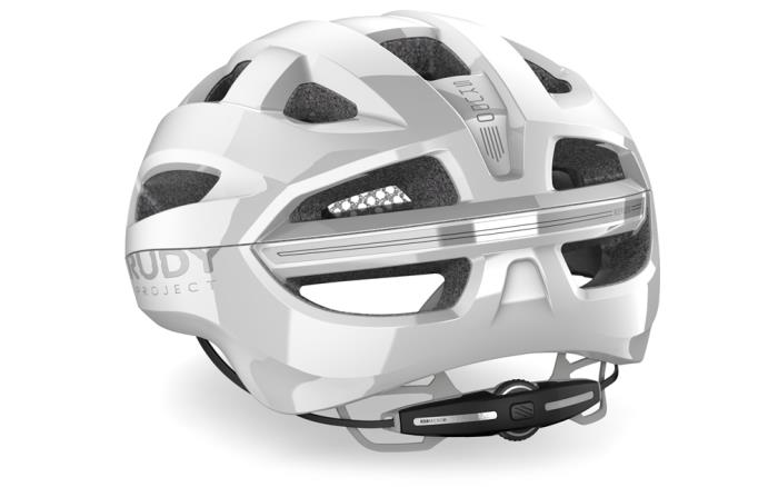 Casco bici Skudo White Shiny 