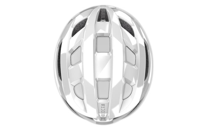 Casco bici Skudo White Shiny 