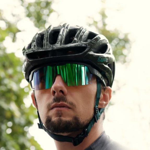 Occhiale Ciclismo Demon Speed Vent Matt Black Green