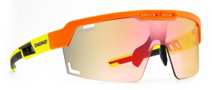 Occhiale Ciclismo Demon Speed Vent Orange Dchrome