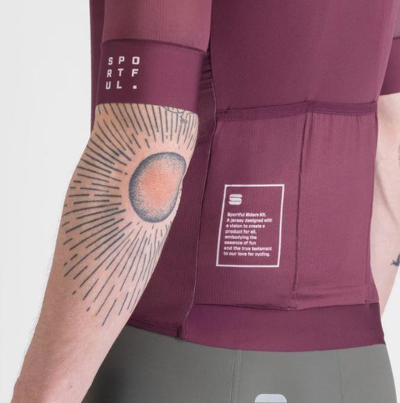 Maglia Ciclismo Uomo SRK Jersey Bordeaux