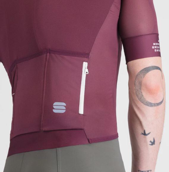 Maglia Ciclismo Uomo SRK Jersey Bordeaux