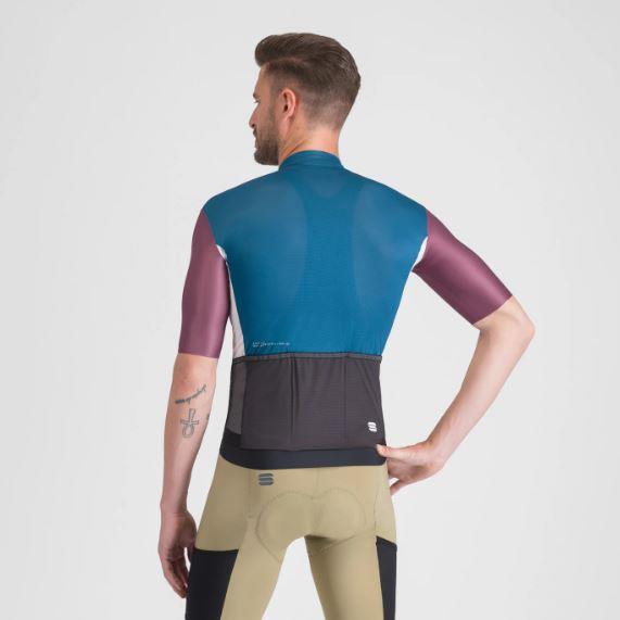 Maglia Ciclismo Supergiara Logo Teal Blu Sportful