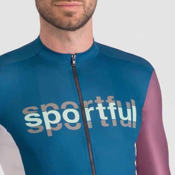 Maglia Ciclismo Supergiara Logo Teal Blu Sportful