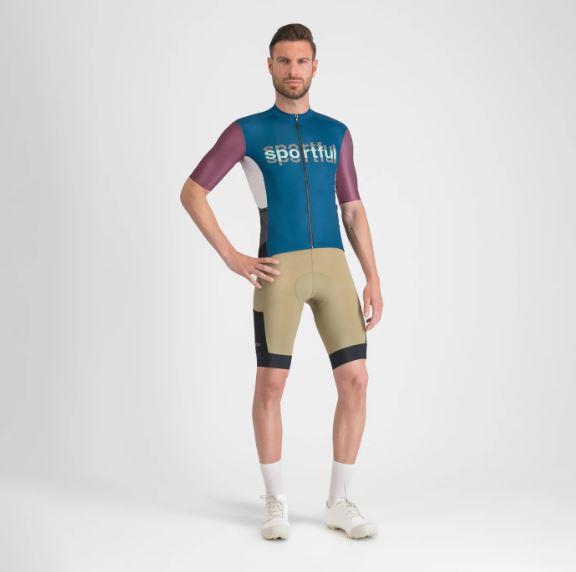 Maglia Ciclismo Supergiara Logo Teal Blu Sportful