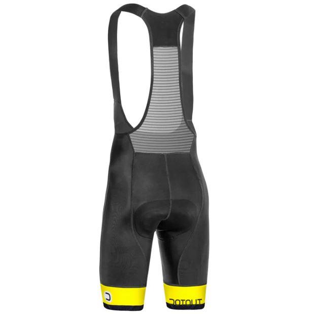Salopette ciclismo Team Bib Short Black/Fluo Yellow