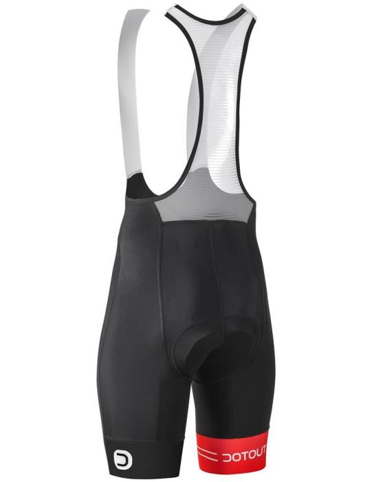 Salopette ciclismo Team Bib Short Black/Red