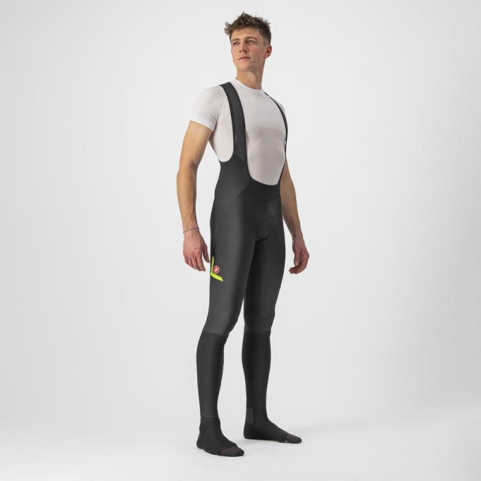 Calzamaglia Ciclismo Velocissimo 5 Bibtight Black/Electric Lime