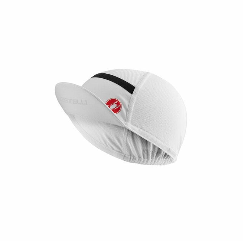Cappellino ciclismo Ombra Cycling Cap Castelli White