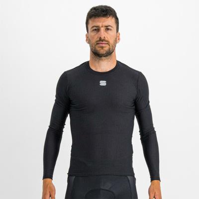 Maglia ciclismo Bodyfit Pro Baselayer Long Sleeve Black