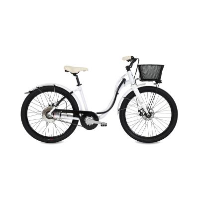 Bicicletta City Bike E-Bike Verona White/Black