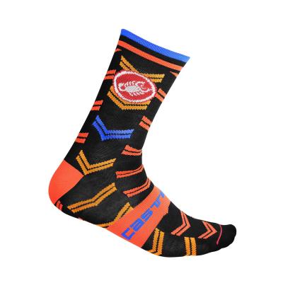 Calze ciclismo Transition 18 Sock Black/Orange