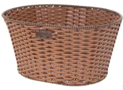 Cesto Brn Vintage Ecopelle Miele Ovale