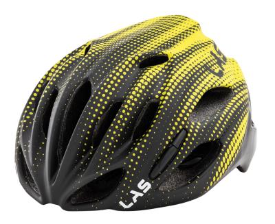 Casco bici Las Cobalto Cosmic Matt Black/Yellow mod. 2022 Las Helmets