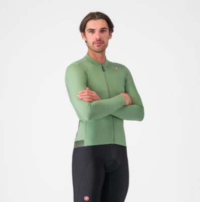 Maglia Ciclismo Espresso Thermal Jersey Green Pepper Castelli
