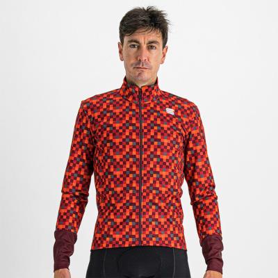Giacca Invernale Ciclismo Pixel Jacket Red Wine
