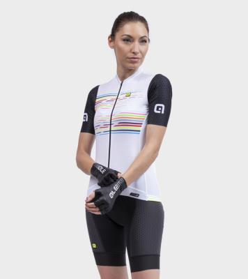 Maglia ciclismo Pr-S Logo White/Black/Multicolor