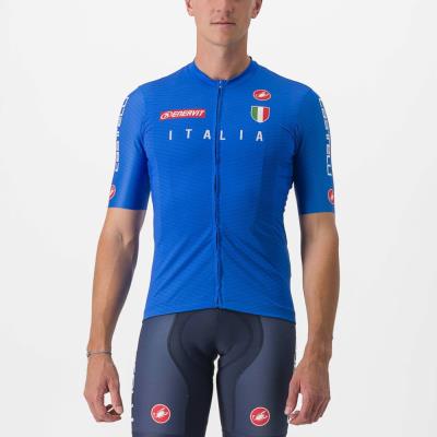 Maglia ciclismo Uomo Italia Competizione Jersey Azzurro