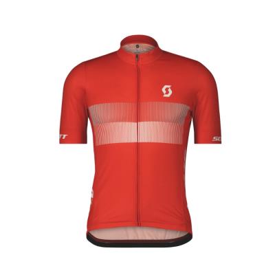 Maglia Ciclismo Uomo RC Team 10 Fiery Red/White | Maniche Corte