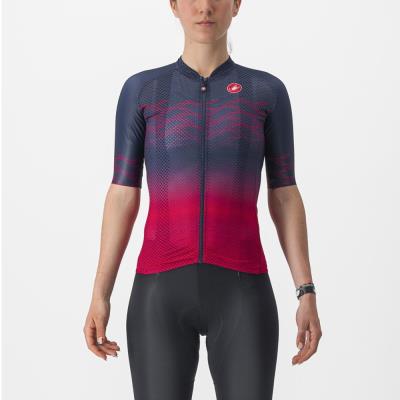 Maglia ciclismo Donna Climber's 2.0 W Jersey Blu/Rosso