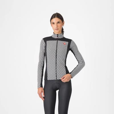 Maglia Ciclismo Donna Sfida 2 Jersey FZ Black/White