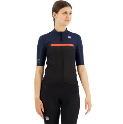 Maglia Ciclismo Donna Pista Jersey Black