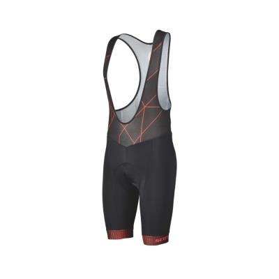 Salopette Ciclismo Uomo RC Team ++ Black/Fiery Red