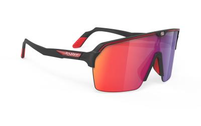 Occhiali ciclismo Spinsheld Air Black Matte Multilaser Red